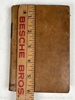 Leather Bound Elements of Geology For The Use of Schools & Academies 1846, Book by William W. Mather  