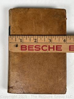 Leather Bound Elements of Geology For The Use of Schools & Academies 1846, Book by William W. Mather  