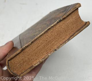 Leather with Marbled Paper Bound The Poetical Works of Thomas Moore 1841. Book