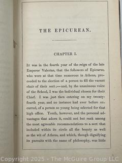 Leather with Marbled Paper Bound The Poetical Works of Thomas Moore 1841. Book