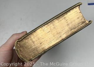 Leather Bound With Gilt Decoration, The Dramatic Works of William Shakespeare with Copious Glossarial Notes by Robert Inglis Book, 1800's