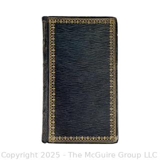 Leather Bound with Gilt The Course of Time by Robert Pollok, 1827. Book
