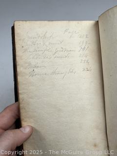 Leather Bound with Gilt The Course of Time by Robert Pollok, 1827. Book