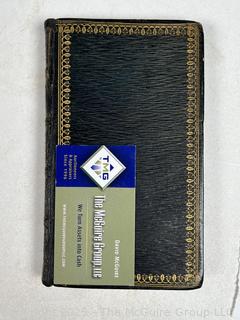 Leather Bound with Gilt The Course of Time by Robert Pollok, 1827. Book