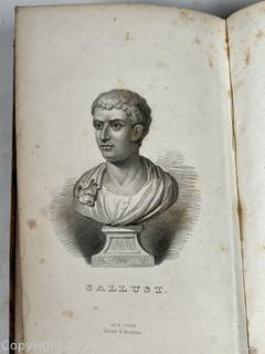 Leather Bound Sallust's Jugurthine War by Charles Anthon 1839 Book 