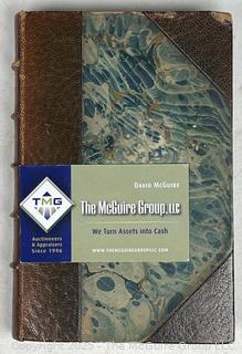 Gilt Leather with Marbled Boards Bound The Unchanging East  Vol. I, 1st Ed By Robert Barr 1900 Book