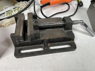 Belt Sander, Soldering Pliers, Small Table Vise and Drill Bit Set Hand Tools