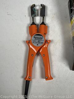 Belt Sander, Soldering Pliers, Small Table Vise and Drill Bit Set Hand Tools