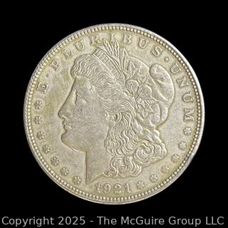 1921 (P) Morgan Head US Silver Dollar Coin