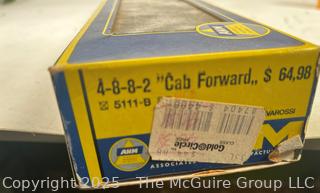 Six (6) HO Scale Train Cars in Original Boxes Including  TYCO, AHM and COX 