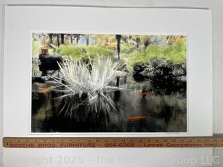 Unframed Digital Color Photo Titled Buddha Koi by Diane B Dunn, 2009.  