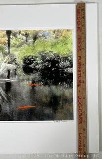 Unframed Digital Color Photo Titled Buddha Koi by Diane B Dunn, 2009.  