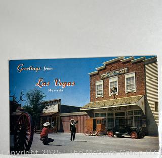 Last Frontier Village Restaurant Casino Souvenir Brochure, Las Vegas NV 1950's