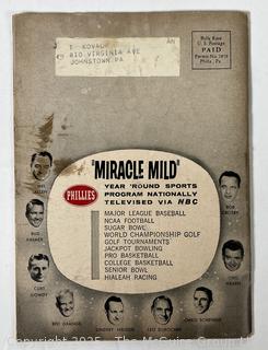 1959 Souvenir Program of ARMY-NAVY Football Game 