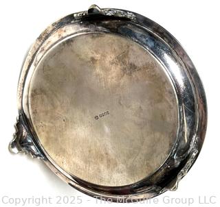 Silver Plate Biscuit Barrel and Wine Cooler, Wooden Jewerly Box and Framed Print