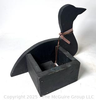 Magazine Rack and Wooden Duck Box