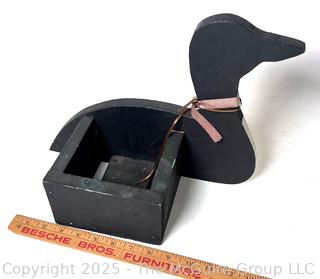 Magazine Rack and Wooden Duck Box
