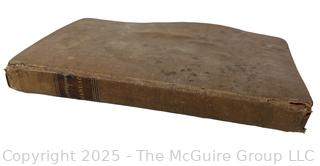 1834 Leather Bound Manual of Parliamentary Practice, Composed Originally for the Use of the Senate of the United States by Thomas Jefferson, Book