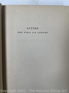 Three (3) Books Including Manual of Foreign Dialects for Radio, Stage and Screen; Acting; and Understanding Poetry