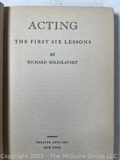 Three (3) Books Including Manual of Foreign Dialects for Radio, Stage and Screen; Acting; and Understanding Poetry