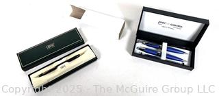 Boxed Cross Pencil Black and Pierre Cardin Pen Pencil Stylist Set In Original Boxes