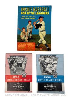 Inside Baseball for Little Leaguers and Little League Rules 1955 & 1956