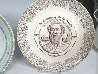 Porcelain China Serving Ware Including Gorham, Harker, Haviland and Royal Winton Summertime