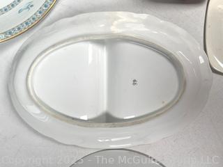 Porcelain China Serving Ware Including Gorham, Harker, Haviland and Royal Winton Summertime