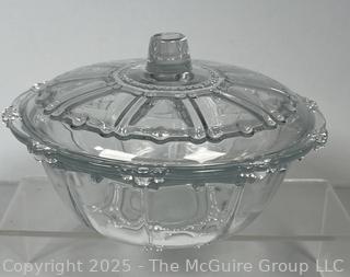 Two (2) Glass Candy Dishes