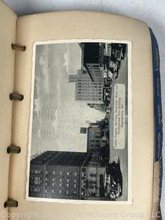 Leather Bound School Memory Scrap Book 1942 Including Sorority Dances, Invitations, Photos