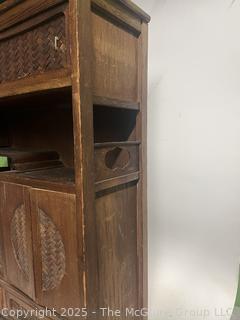 Japanese Tansu Cha-dansu Traditional Tea Ceremony Cabinet,1920's.  12 x 28 x 38"