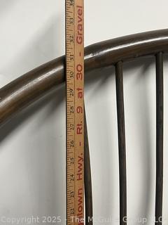Mid Century Low Rattan Swivel Pod Chair