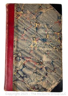 Leather with Marbled Boards "History of the Consulate and the Empire of France Under Napoleon" by M. Thiers <1900 Book