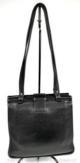 Classic Black Coach Weston Shopper Shoulder Handbag
