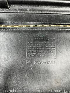 Classic Black Coach Weston Shopper Shoulder Handbag