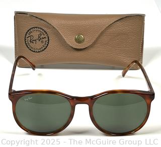 Ray-Ban Style C Tortoise Shell Sunglasses with Case