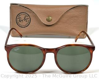 Ray-Ban Style C Tortoise Shell Sunglasses with Case
