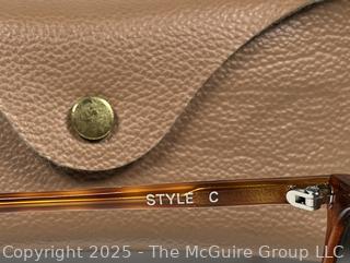 Ray-Ban Style C Tortoise Shell Sunglasses with Case