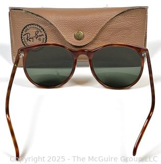 Ray-Ban Style C Tortoise Shell Sunglasses with Case
