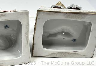 Two (2) Porcelain Scheibe Alsbach German Figurines of Cupids