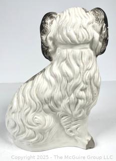 Straffordshire Spaniel Black and White Dog Figure