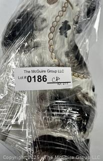Straffordshire Spaniel Black and White Dog Figure