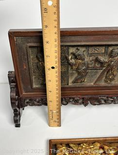 Four (4) Chinese Carved Decorative Items 