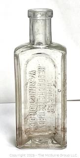 1890's Harper Headache Remedy Bottle Washington DC