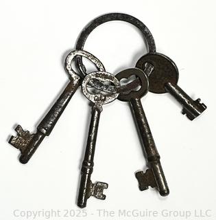 Skeleton Keys on Key Ring