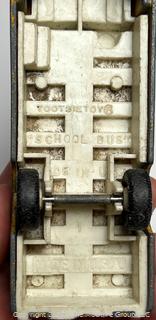 Tootsie Toy Yellow School Bus Township High School Toy Car