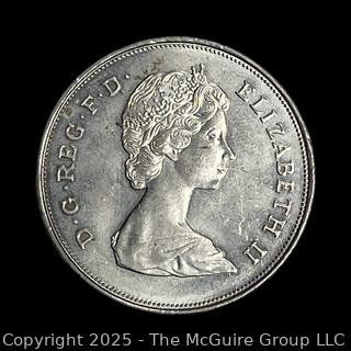 1981 Great Britain Crown Commemorating Engagement Of Prince Charles & Lady Diana. REV: Portrait