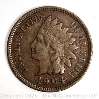 1904 Indian Head Penny Coin