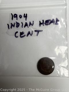 1904 Indian Head Penny Coin