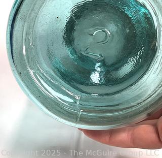 1890 Glass Ball Mason Jar With Original Lid